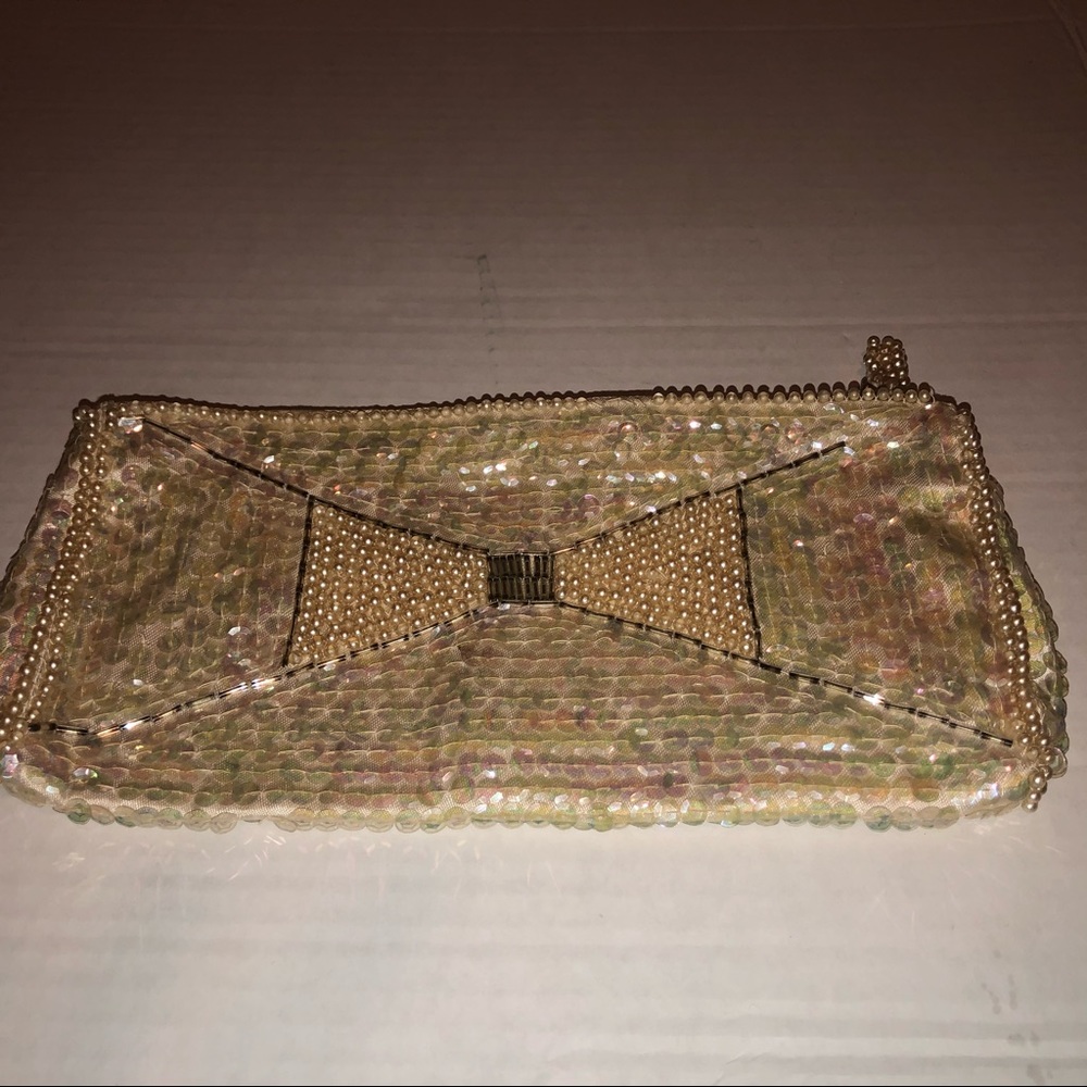 Vintage sequin pouch - Picture 1 of 16